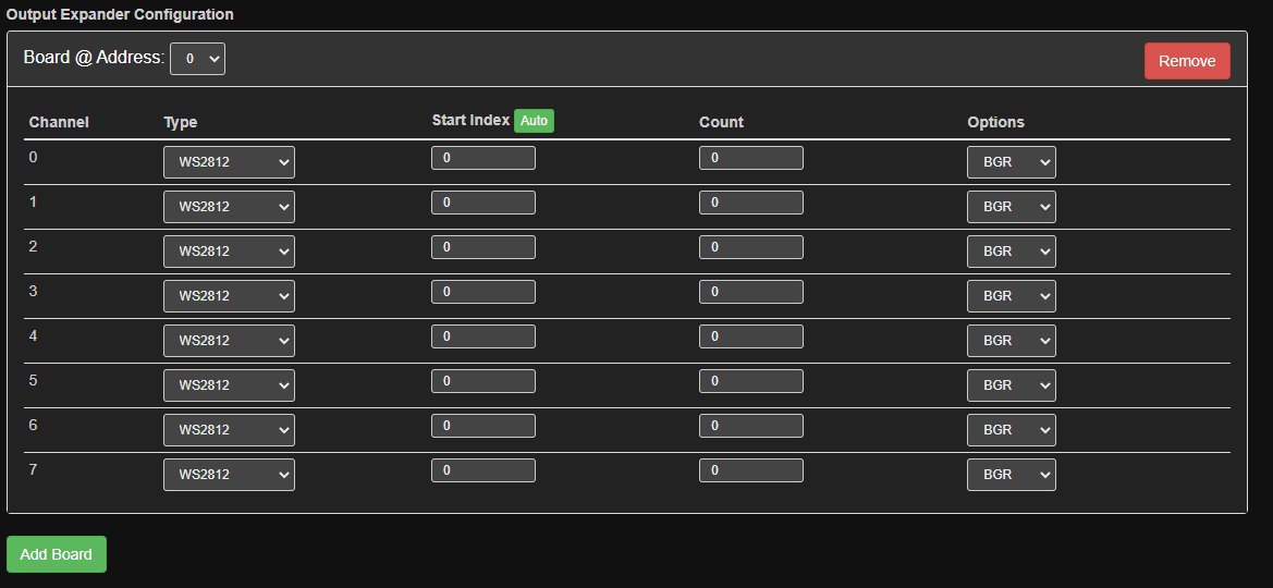 Expander configuration